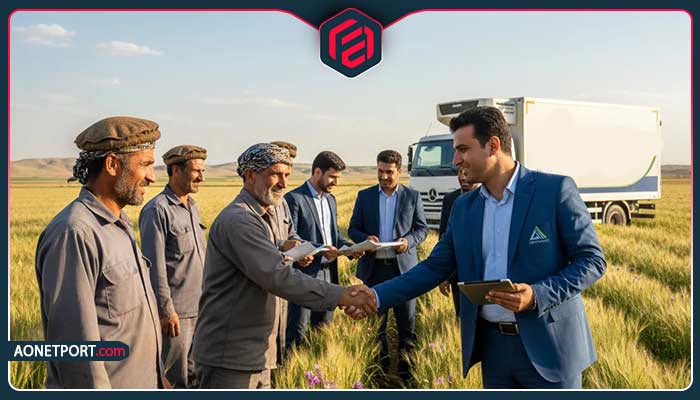 نحوه فروش محصولات کشاورزی